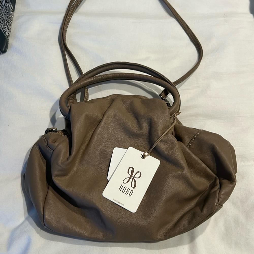 Soft leather Hobo bag crossbody, satchel Never used with tags